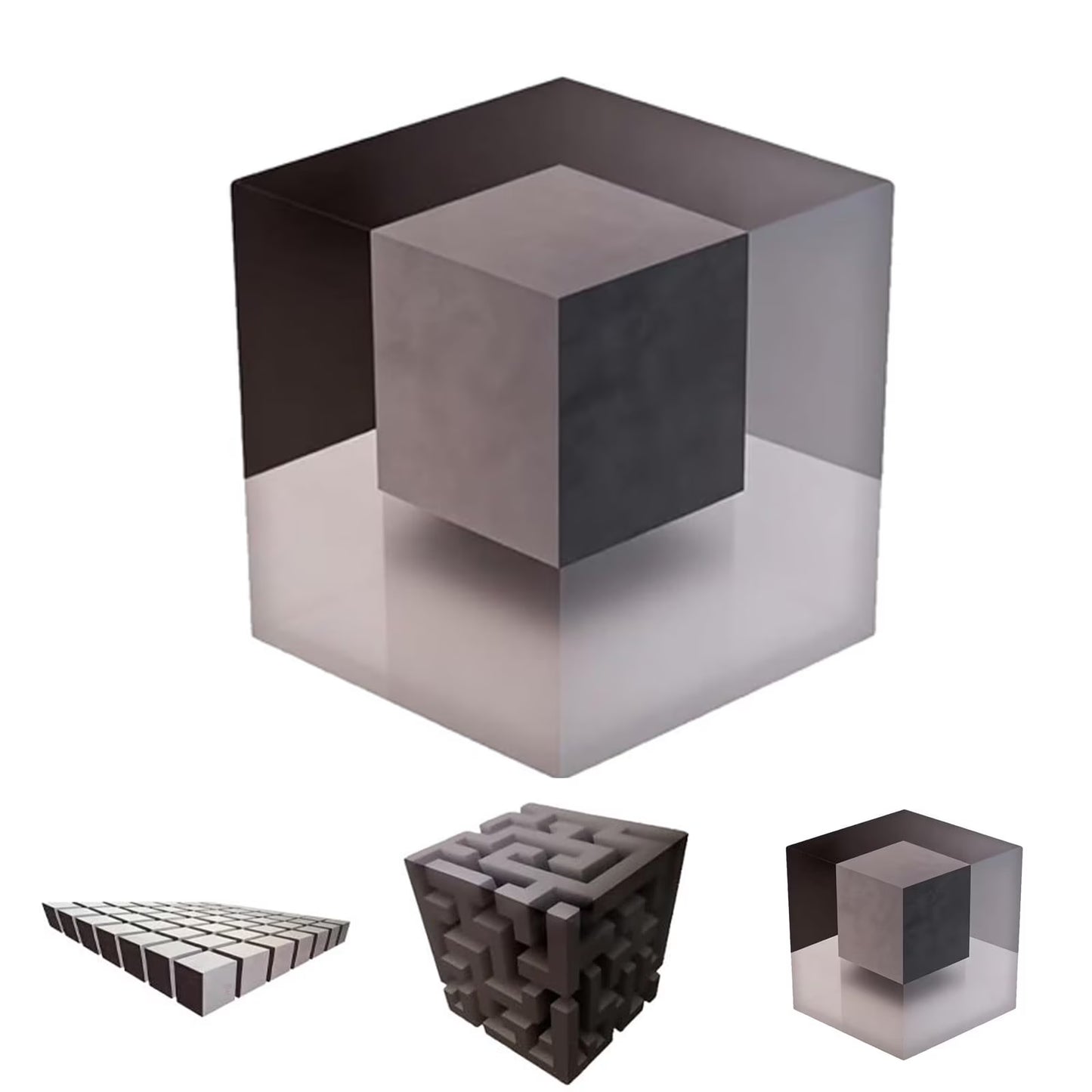 Transform Your Space with a Mind-Bending 3D Maze Wall Decal - Easy Peel & Stick Optical Illusion Art!