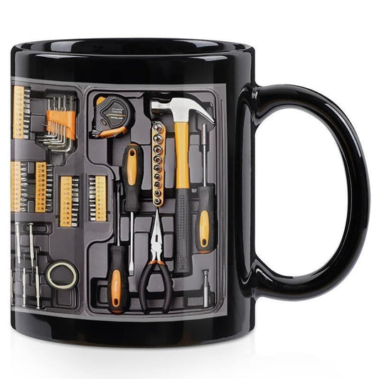 Funny Mechanic Toolbox Coffee Mug - 11oz Unique Gift for Auto Mechanics, Perfect for Birthdays, Holidays, and Christmas