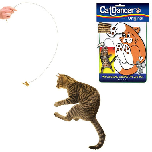 Engaging 101 Interactive Cat Toy - Brown