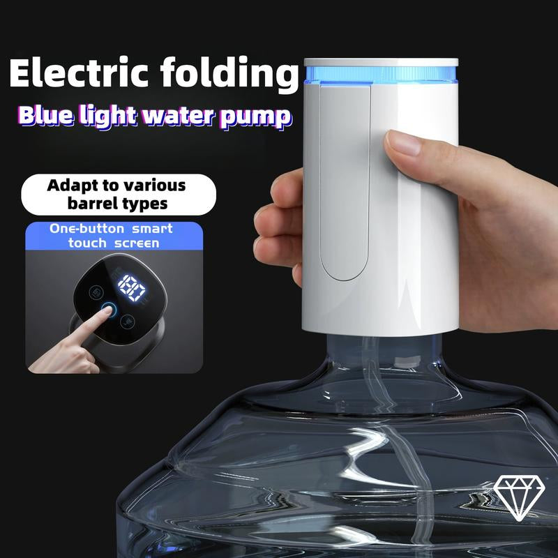 Revolutionize Your Hydration with Our Portable USB Electric Water Pump for 5 Gallon Bottles - Perfect for Home, Office, Camping & More (Sleek Black Design)