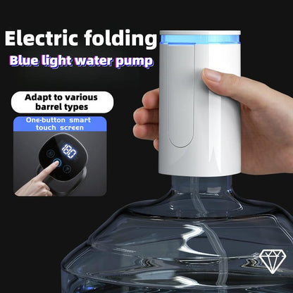 Revolutionize Your Hydration with Our Portable USB Electric Water Pump for 5 Gallon Bottles - Perfect for Home, Office, Camping & More (Sleek Black Design)
