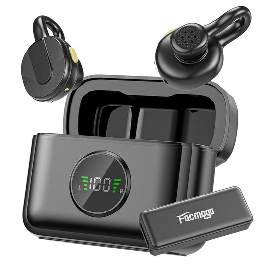 Facmogu Q28 Mini Wireless Lavalier Microphone - USB-C, Noise-Cancelling, Perfect for iPhone 15/16/17 & Android - Ideal for YouTube, TikTok, Podcasts & Video Recording