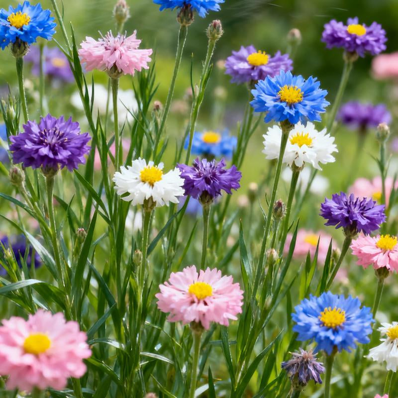 200 Cornflower Seeds - Effortless Blooms for Charming Rustic & Pollinator Gardens!