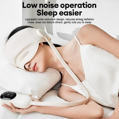 Relax & Relieve: Electric Head and Eye Massager with Heat & Airbags - Ultimate Migraine Relief Gift!