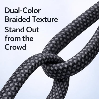 67W Fast Charging Right Angle USB C Cable - Heavy Duty Braided Type C to Type C PD PPS 100W 6A for Samsung, Android Phones, Tablets & Laptops - No Hand Blocking Design