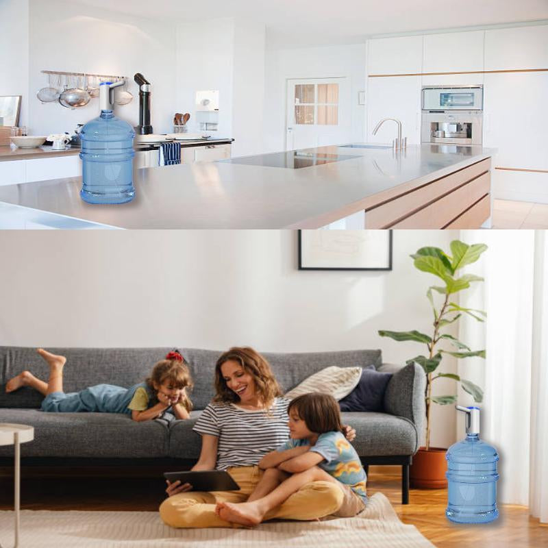 Revolutionize Your Hydration with Our Portable USB Electric Water Pump for 5 Gallon Bottles - Perfect for Home, Office, Camping & More (Sleek Black Design)