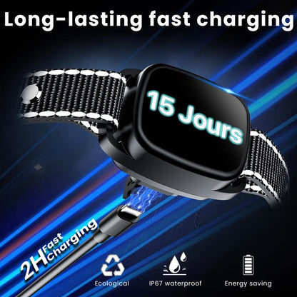 Smart Rechargeable Dog Bark Collar - 6 Sensitivity Levels, Waterproof Anti-Barking Solution for All Dog Sizes