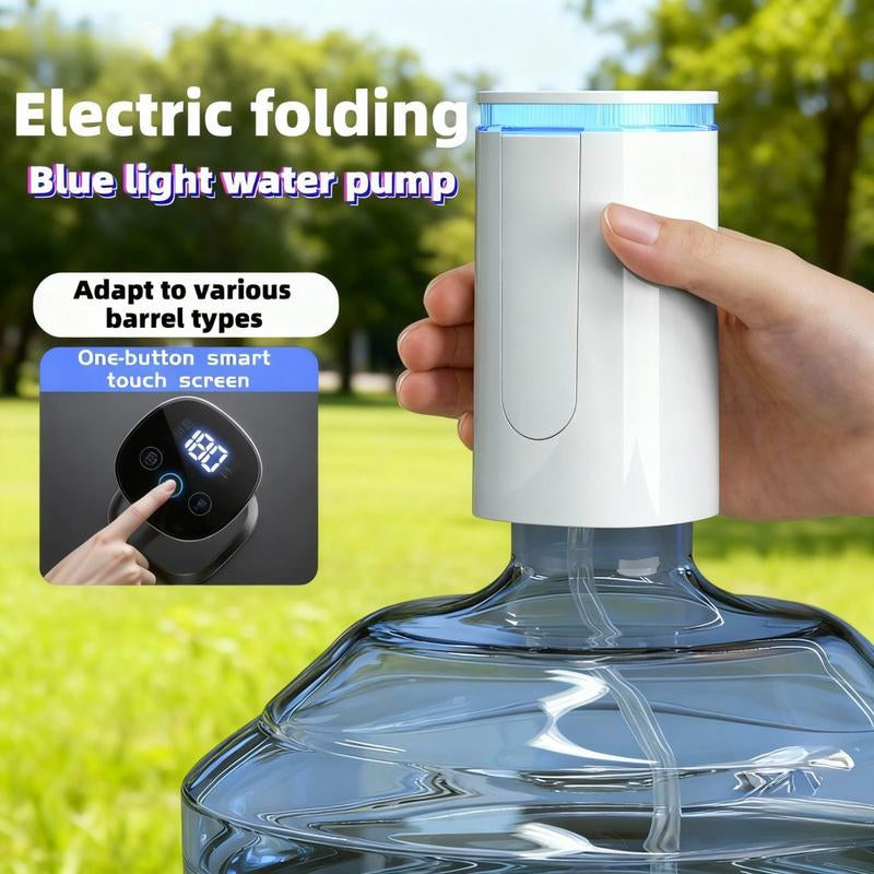 Revolutionize Your Hydration with Our Portable USB Electric Water Pump for 5 Gallon Bottles - Perfect for Home, Office, Camping & More (Sleek Black Design)