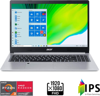 Aspire 5 A515-44-R93G - 15.6" Full HD Laptop with AMD Ryzen 3, 4GB RAM, 128GB SSD, Backlit Keyboard & Fingerprint Reader - Windows 10 S