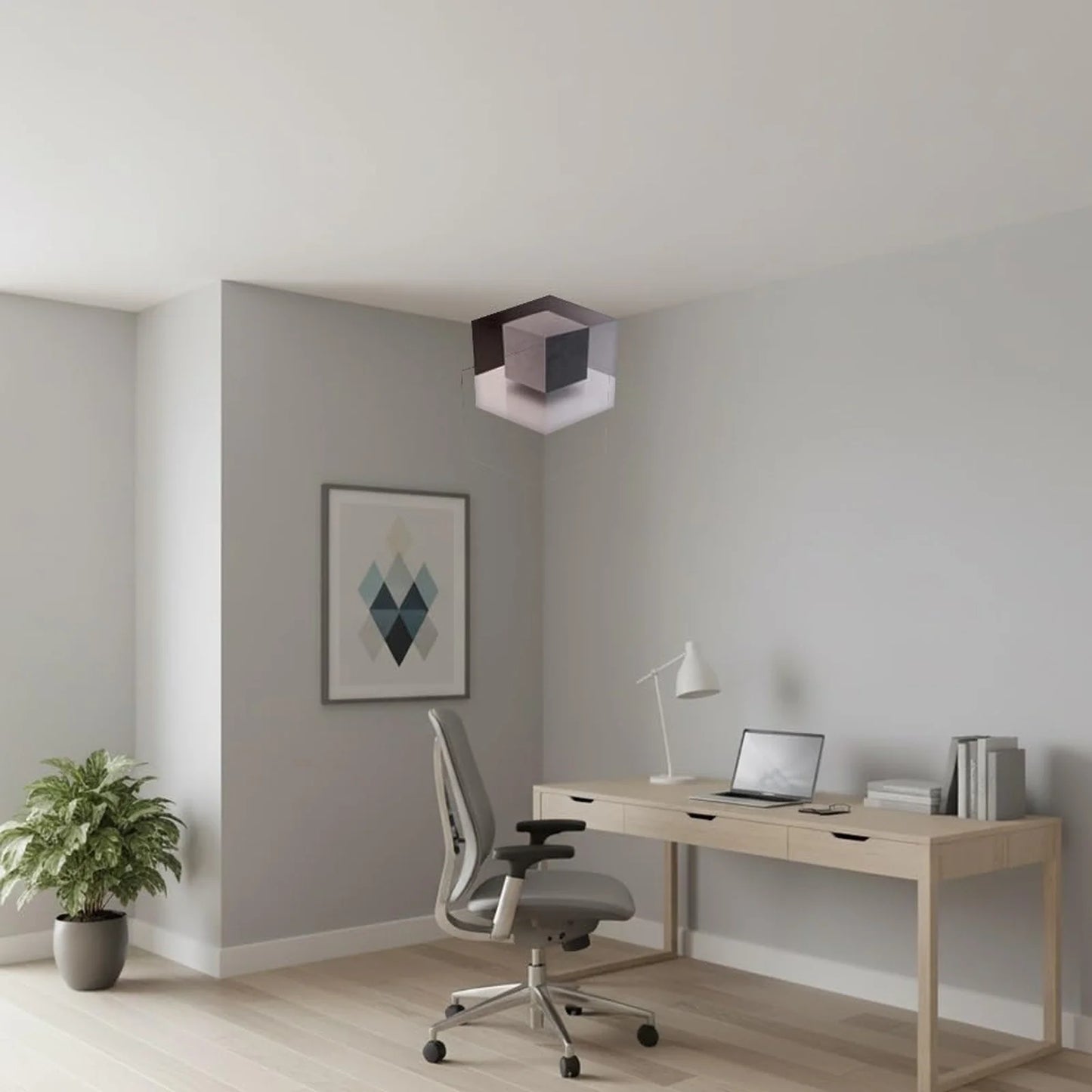 Transform Your Space with a Mind-Bending 3D Maze Wall Decal - Easy Peel & Stick Optical Illusion Art!