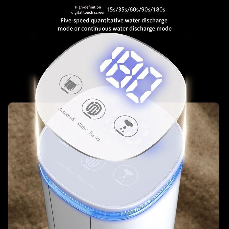 Revolutionize Your Hydration with Our Portable USB Electric Water Pump for 5 Gallon Bottles - Perfect for Home, Office, Camping & More (Sleek Black Design)