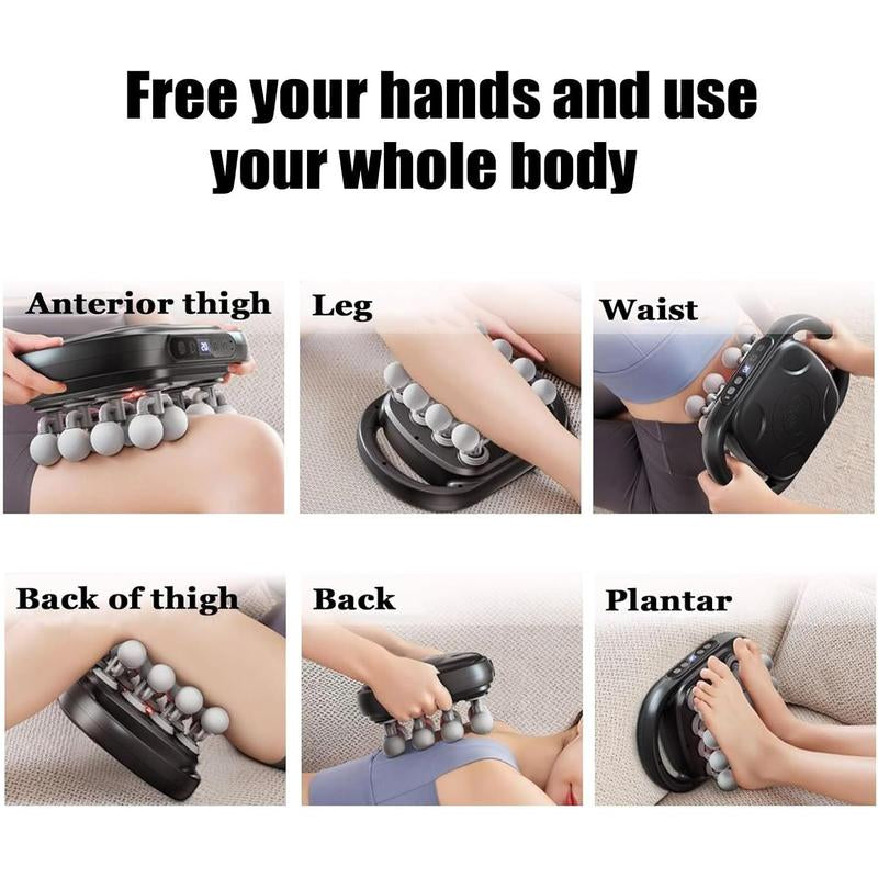 16-Head Deep Tissue Massage Gun - Cordless Full Body Massager for Men & Women - Perfect Gift for Relaxation & Muscle Relief